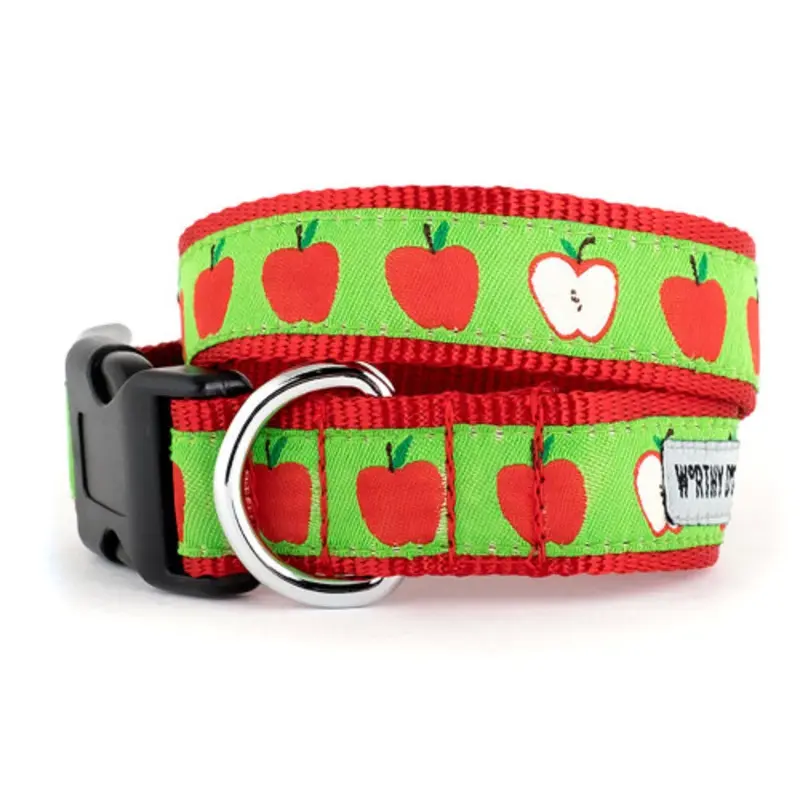 Apples Pet Dog Collar & Optional Lead