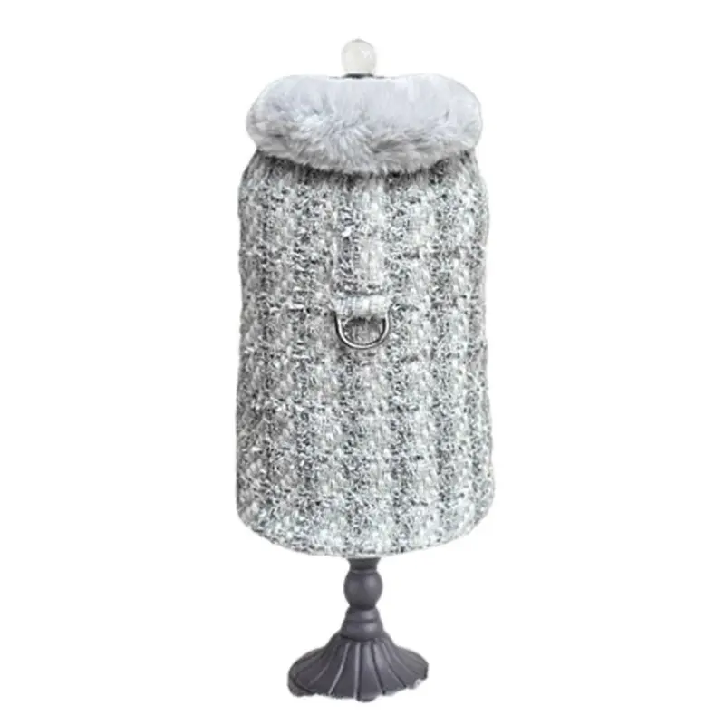 Annabella Dog Coat - Platinum XS
