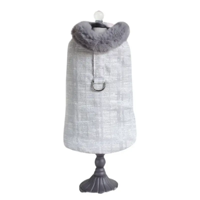 Gia Dog Coat - Sliver XS