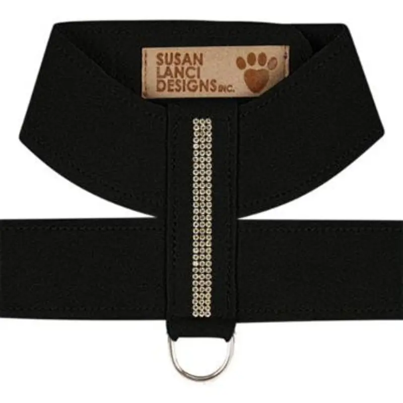 Custom - Golden Giltmore 3 Row Crystal Dog Tinkie Harnesses