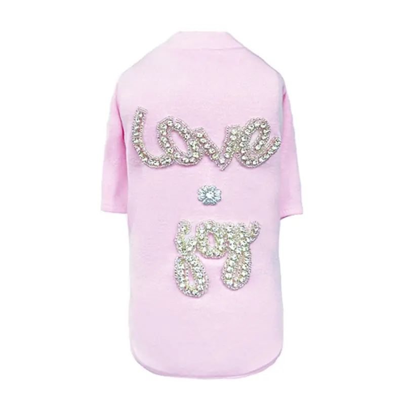 Love n Joy Dog Tee - Pink XS