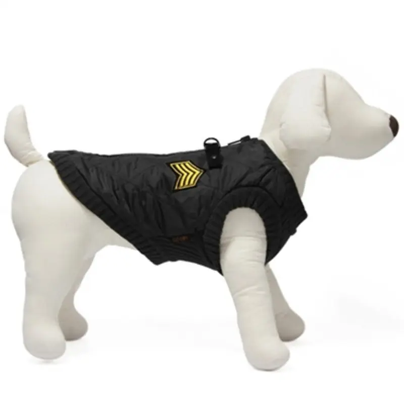 Military Dog Bomber Vest - Black