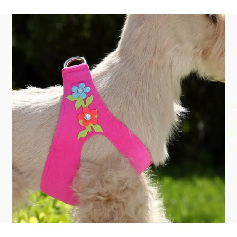 Secret Garden Pink Sapphire Dog Harness by Susan Lanci - In Stock