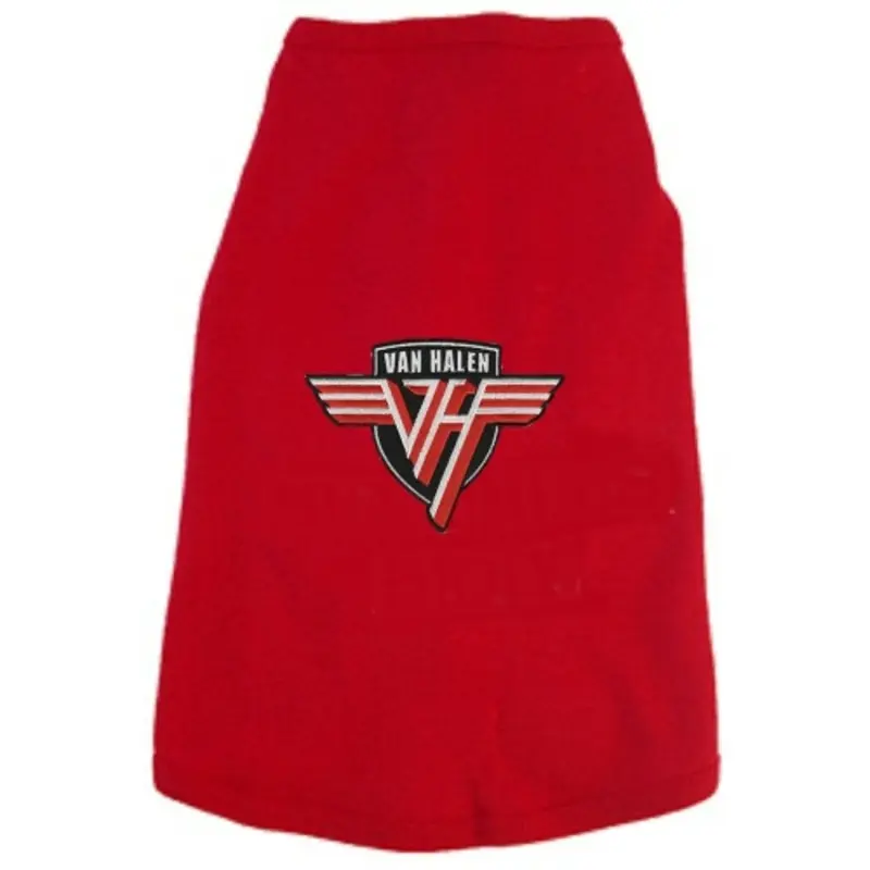 The Band Van Halen Shield Logo Dog Tee Non-Return/Exchangeable