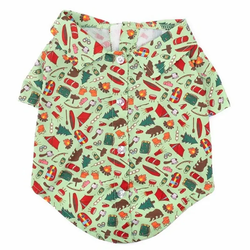 Happy Camper Pet Dog Shirt - Small - Big Dog