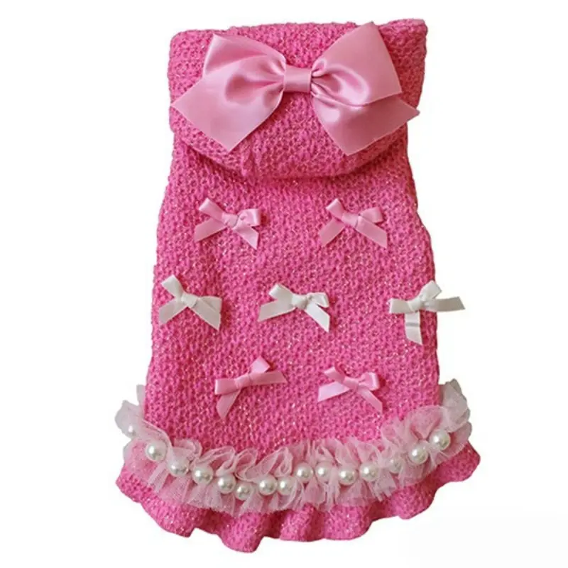 Wooflink My Sweetest Winter Dog Hoodie - Pink 5