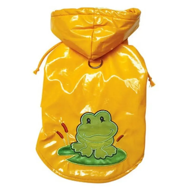 Happy Frog Dog Raincoat XS