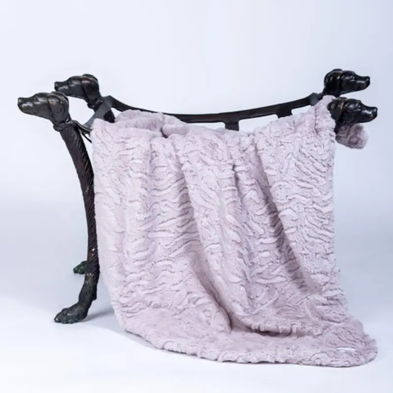 Designer Cuddle Pet Dog Blanket or Throw - Pink Ice