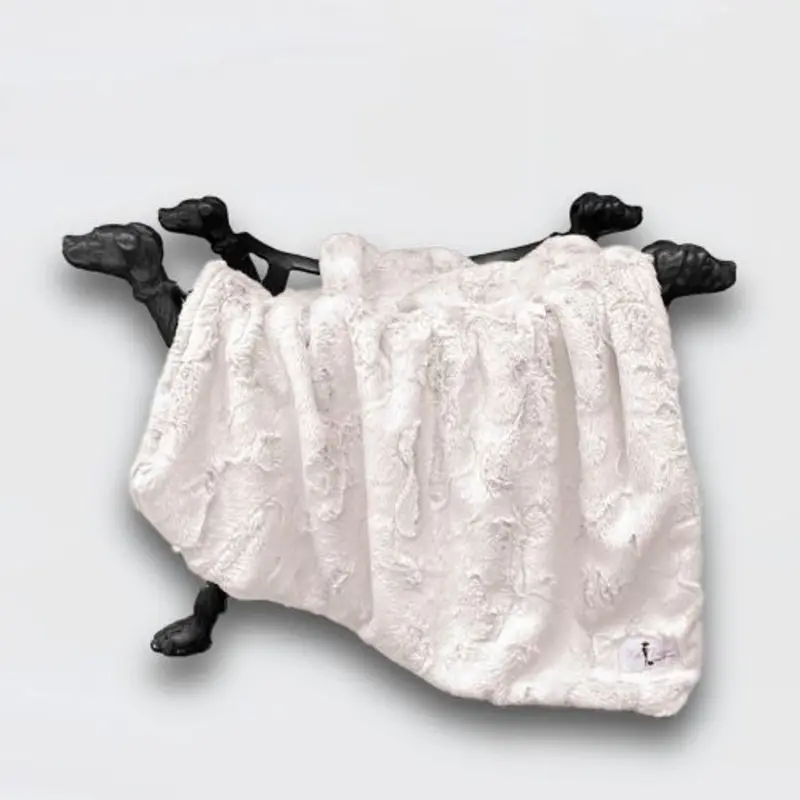 Designer Dolce Vita Pet Dog Blanket or Throw - Ivory