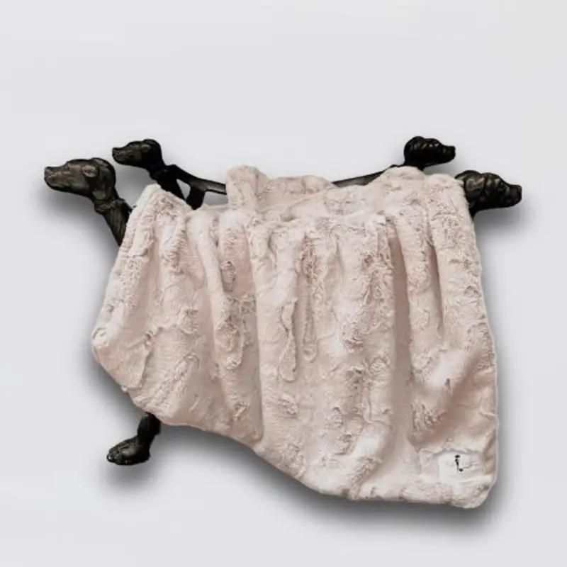 Designer Dolce Vita Pet Dog Blanket or Throw - Latte
