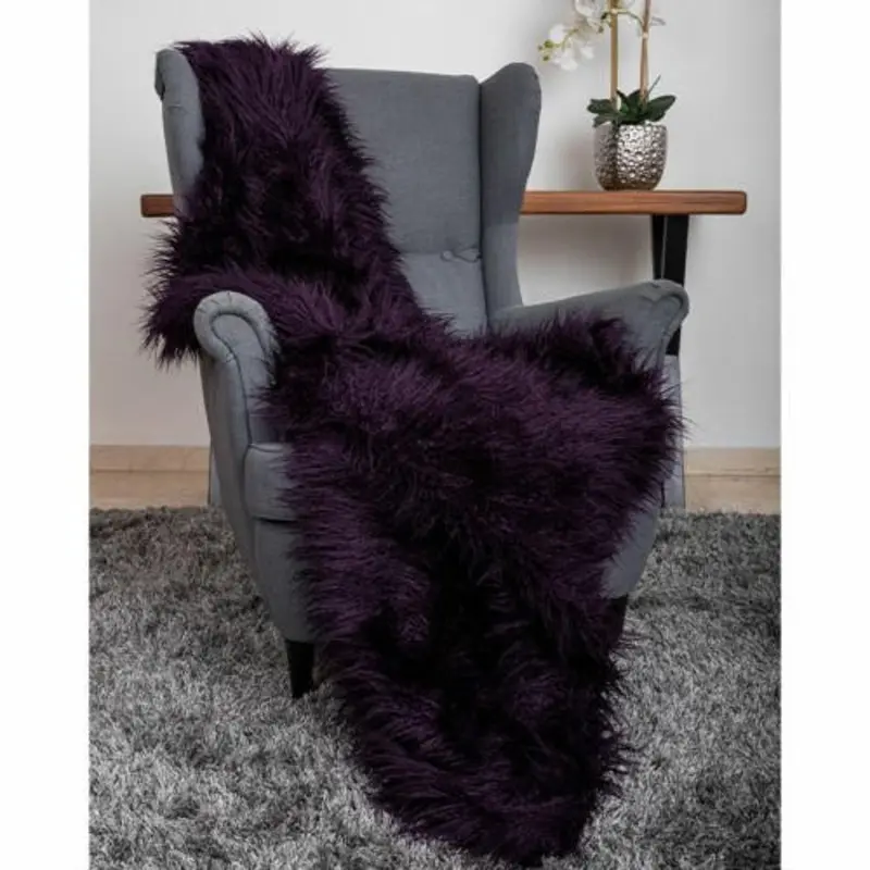 Designer Himalayan-Yak Royal Faux Fur Pet Dog Throw Blanket