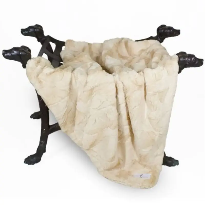 Designer Luxe Pet Dog Blanket or Throw - Sand