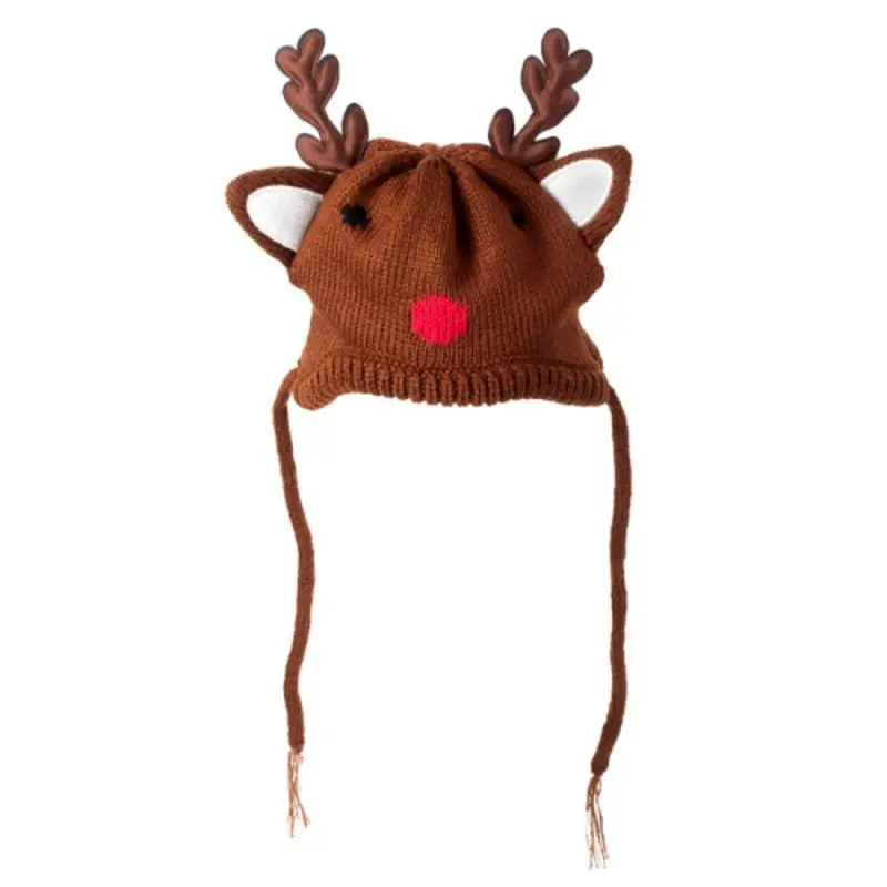 Holiday Reindeer Pet Dog Hat XS