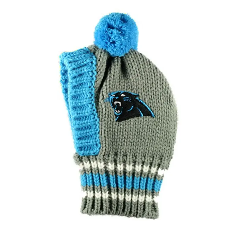 NFL Carolina Panthers Knit Dog Ski Hat Small