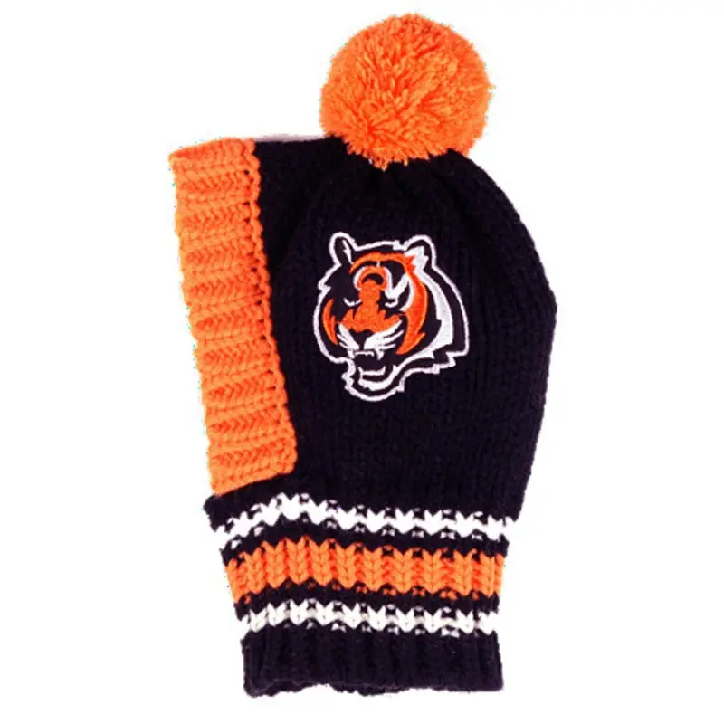 NFL Cincinnati Bengals Knit Dog Ski Hat Small