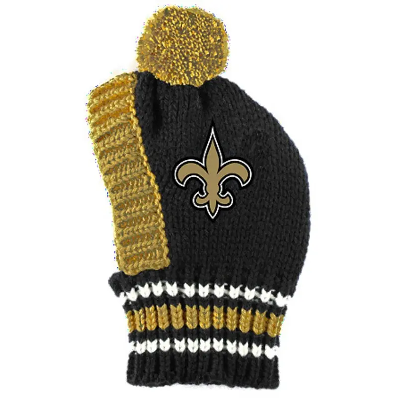 NFL New Orleans Saints Knit Dog Ski Hat Small