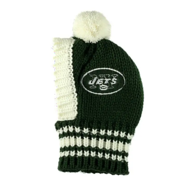 NFL New York Jets Knit Dog Ski Hat Small