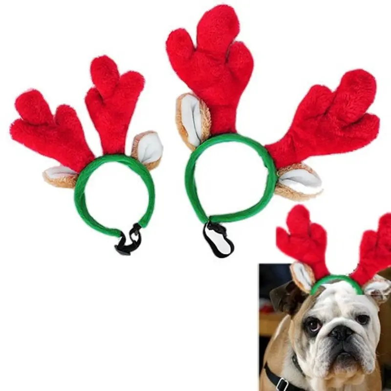 Pet Dog Christmas Holiday Antlers Small