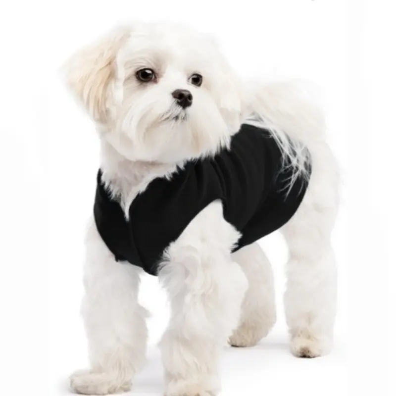 Gold Paw Stretch Fleece - Black