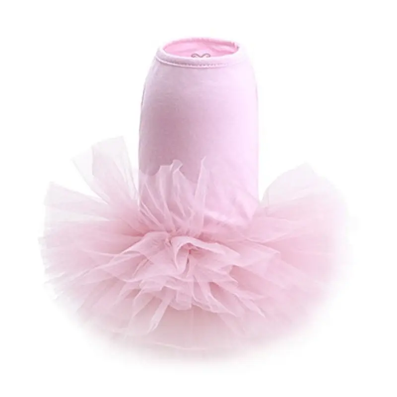 Puppy Angel Tutu Dog Dress - Pink-1 XS
