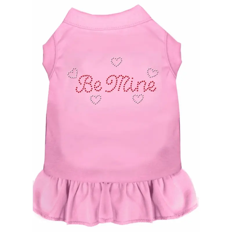 Be Mine Rhinestone Dog Dress - 4 Colors