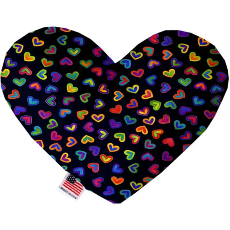 Bright Hearts Bone or Heart Dog Toy, More Sizes