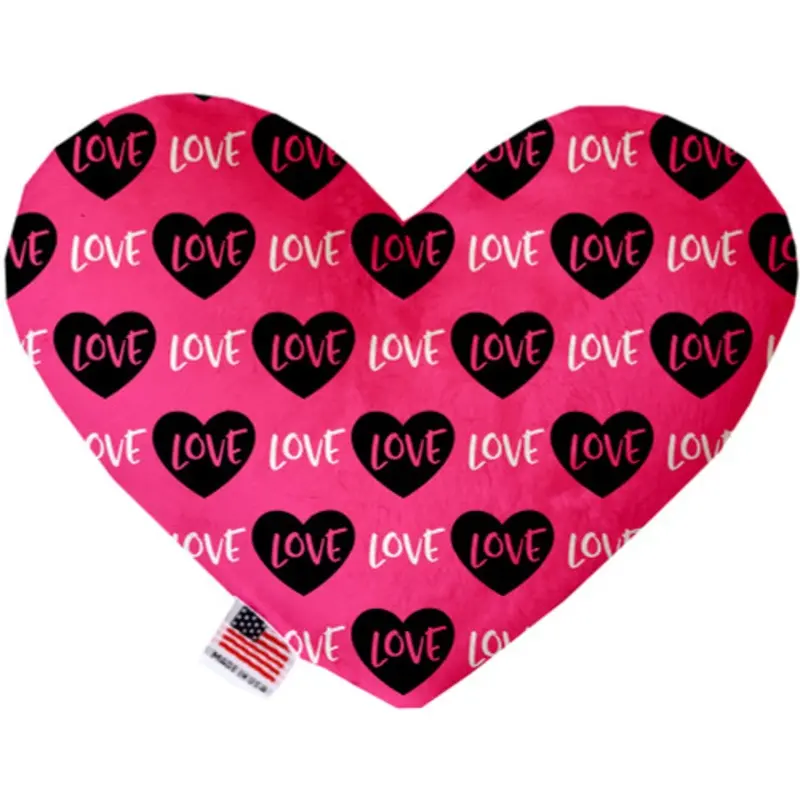 Pink Love Bone or Heart Dog Toy, More Sizes