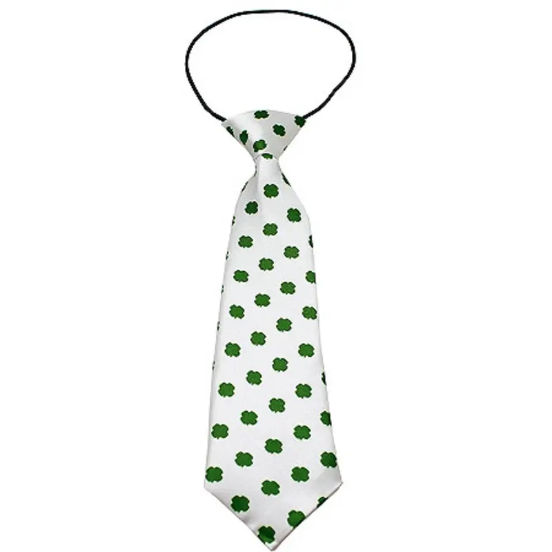 Big Dog Neck Ties - Green Shamrocks One Size