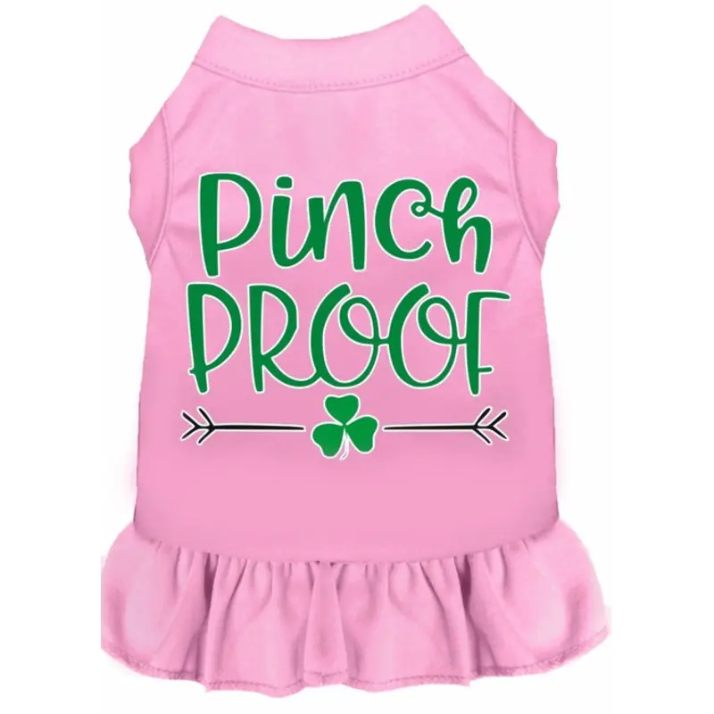 Pinch Proof Screen Print Dog Dress - 4 Colors