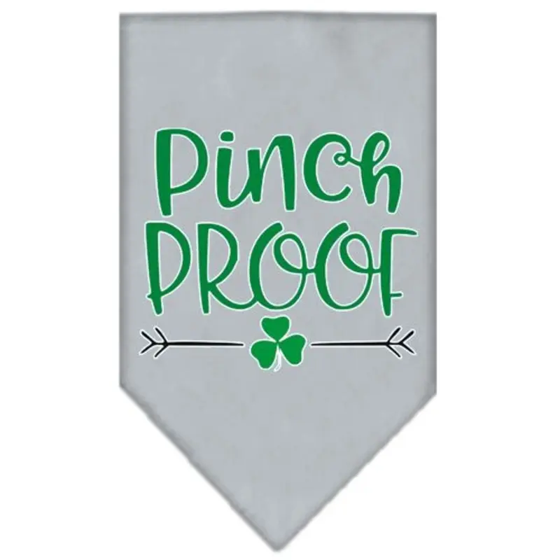 Pinch Proof Screen Print Tie-on Pet Dog Bandana Small  - 14" x 14" square