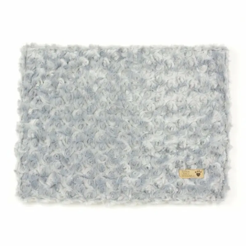 Platinum Curly Sue Dog Blankets - Susan Lanci Oversize/Bulky Shipping