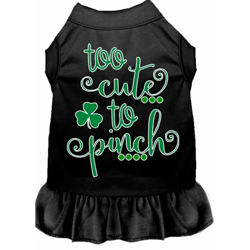Too Cute to Pinch Screen Print Dog Dress - 4 Colors