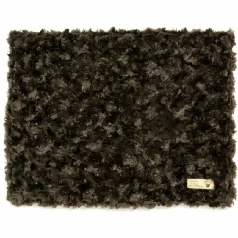 Chocolate Curly Sue Dog Blankets - Susan Lanci Oversize/Bulky Shipping