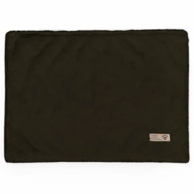 Chocolate Spa Dog Blanket - Susan Lanci Oversize/Bulky Shipping