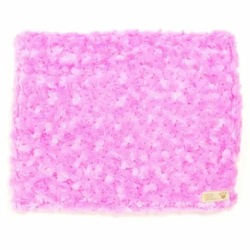Perfect Pink Curly Sue Dog Blankets - Susan Lanci Oversize/Bulky Shipping