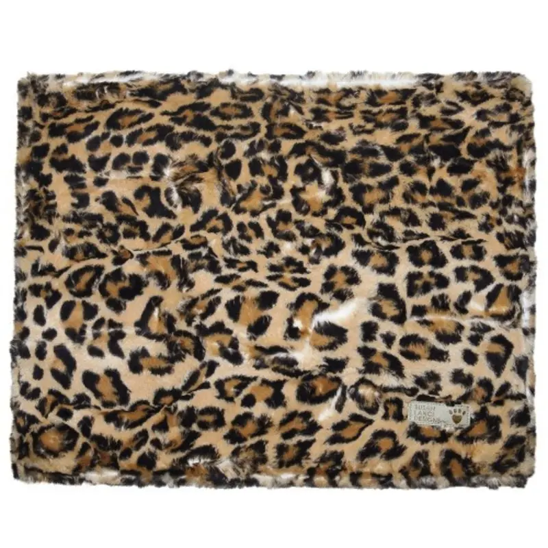 Soft Cheetah Dog Blanket - Susan Lanci Oversize/Bulky Shipping