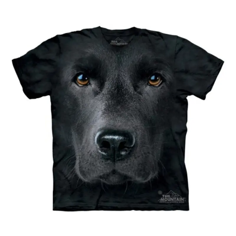 Black Lab Dog Face T-Shirt or Nightshirt Small, Last One