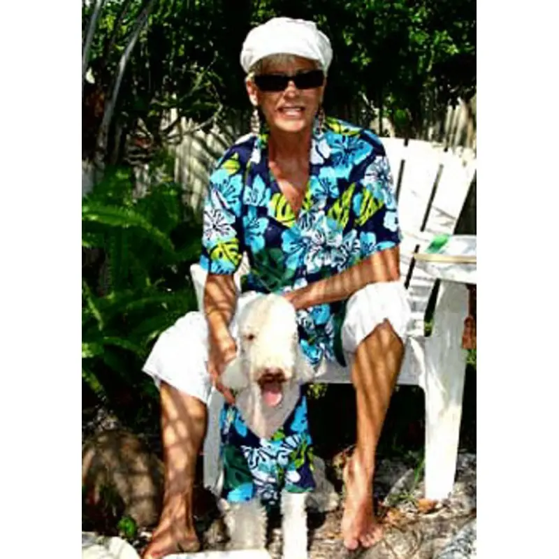 Cabana Womens Shirt - Blue Crush, Matching Dog Available Small
