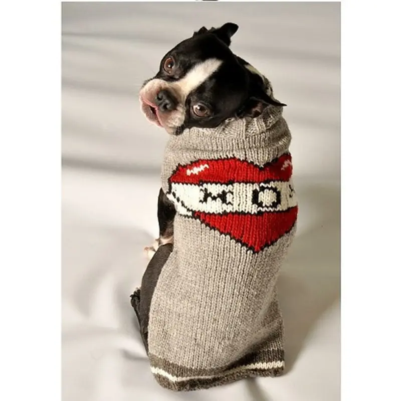 Tattooed Mom Hand Knit Dog Sweaters XXS
