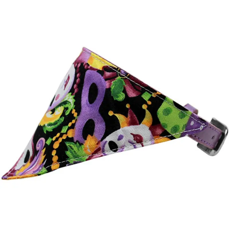 Dog Collar Bandana - Mardi Gras 10