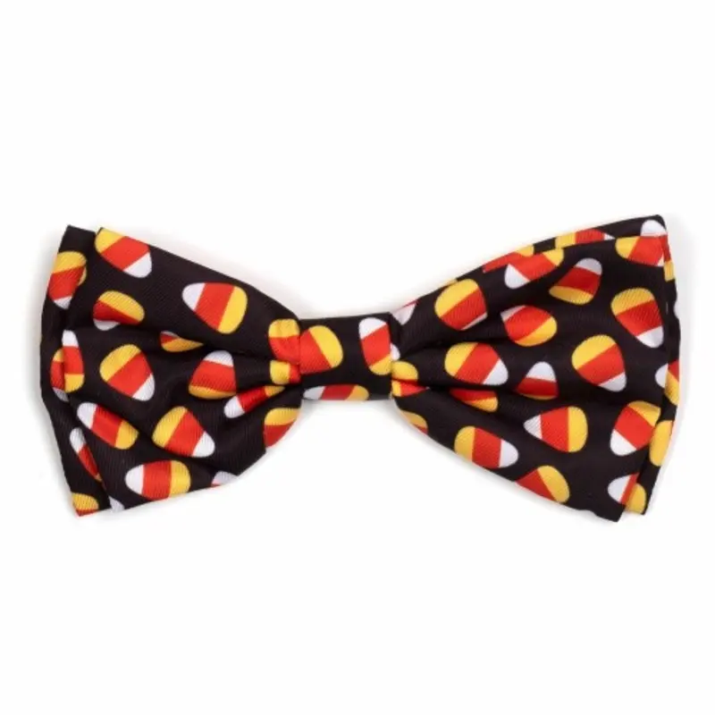Candy Corn Pet Dog Bow Tie Small
