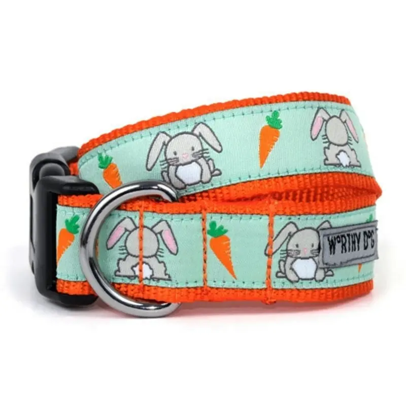 Bunnies Pet Dog & Cat Collar & Optional Lead