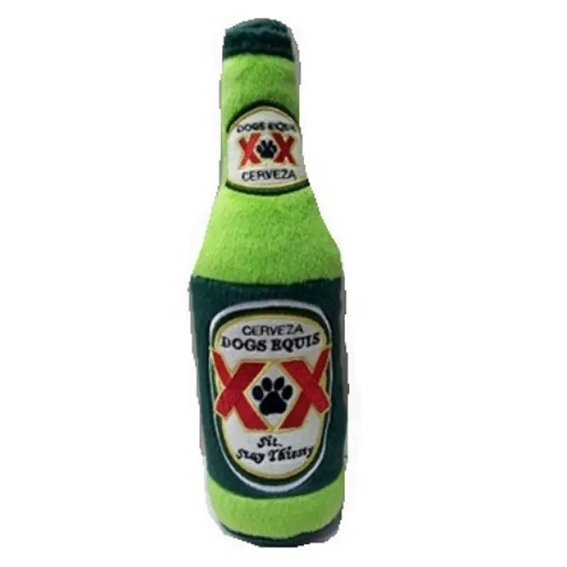 Dogs Equis Beer Plush Dog Toys One Size Only
