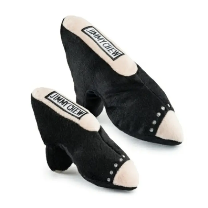 Jimmy Chew Dog Toy - Black Shoe Small
