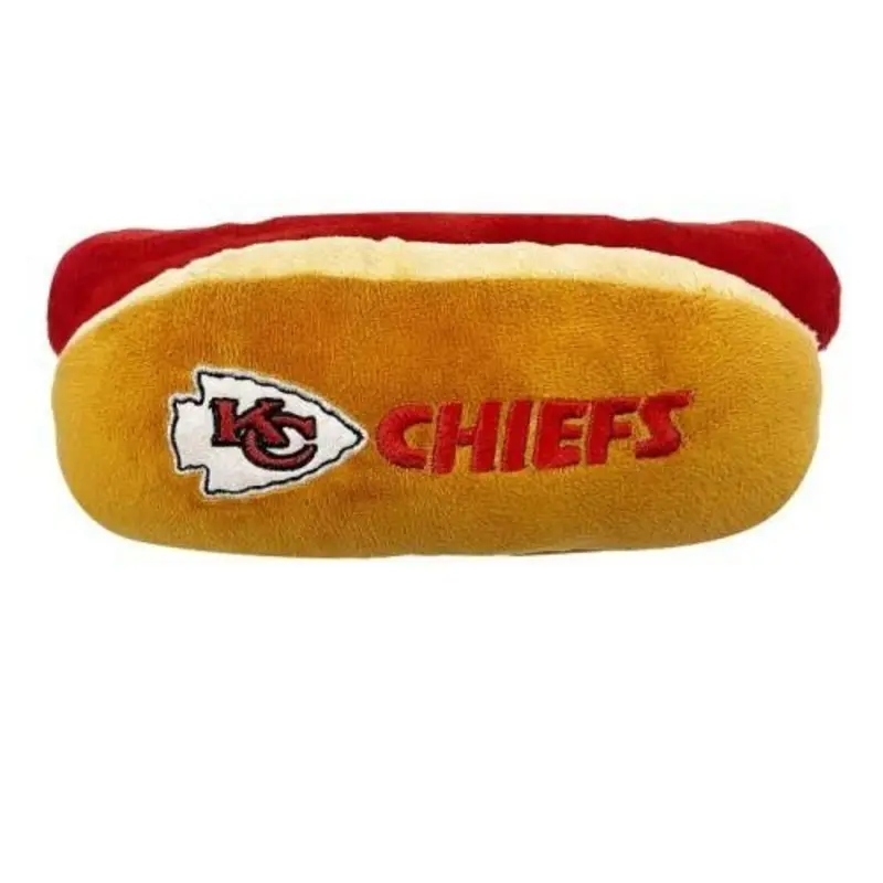 Kansas City Chiefs Pet Dog Hot Dog Toy