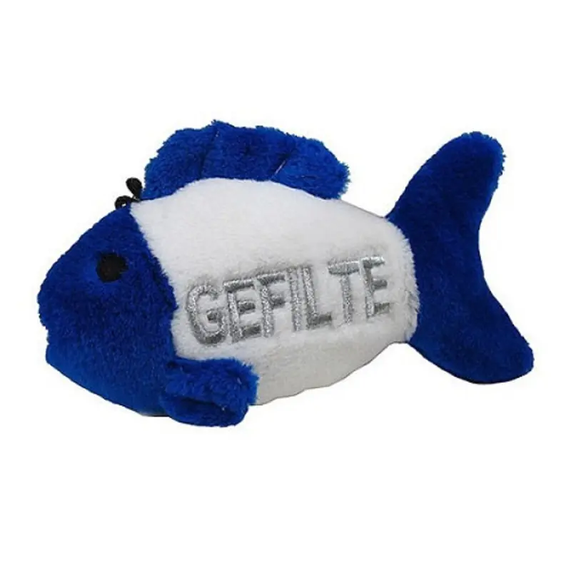 4.5" Talking Gefilte Fish Dog Toy One Size