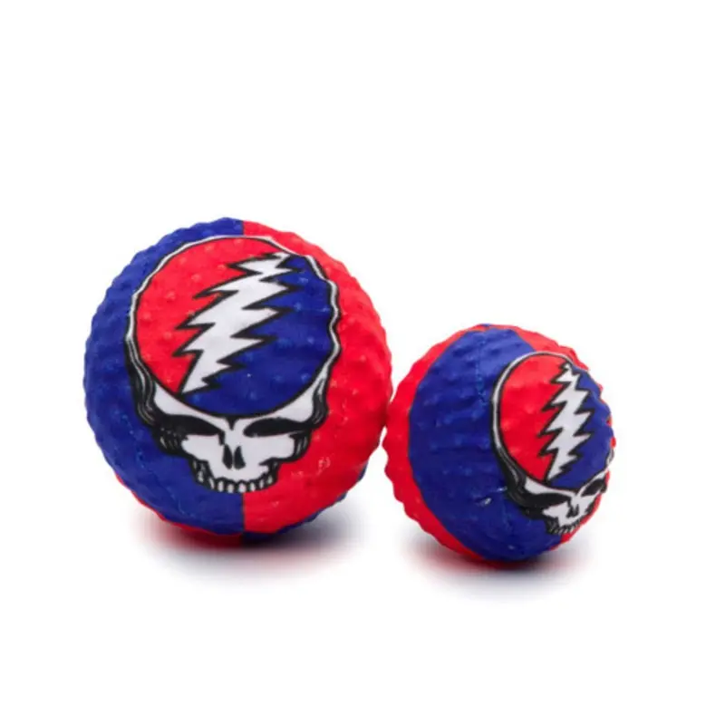 Grateful Dead Steal Your Face Faballs Dog Toy - 2 Sizes Small