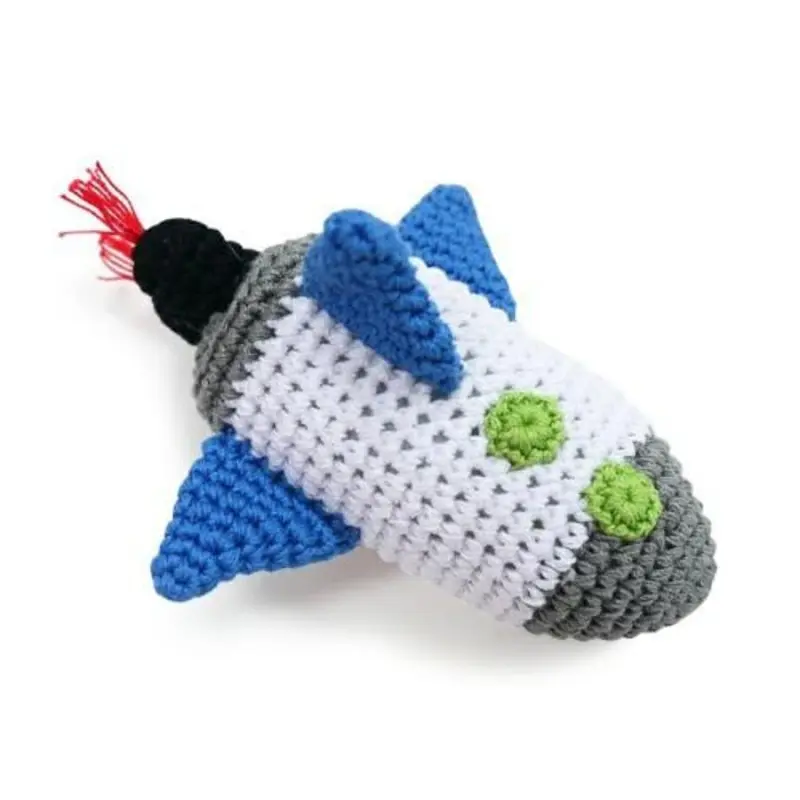 Space Ship PAWer Squeaker Dog Toy One Size