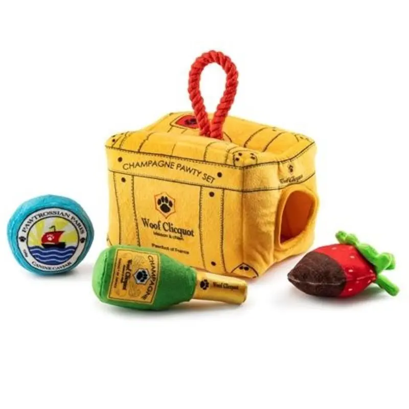 Woof Clicquot - Pawty Set Activity House Dog Toy One Size