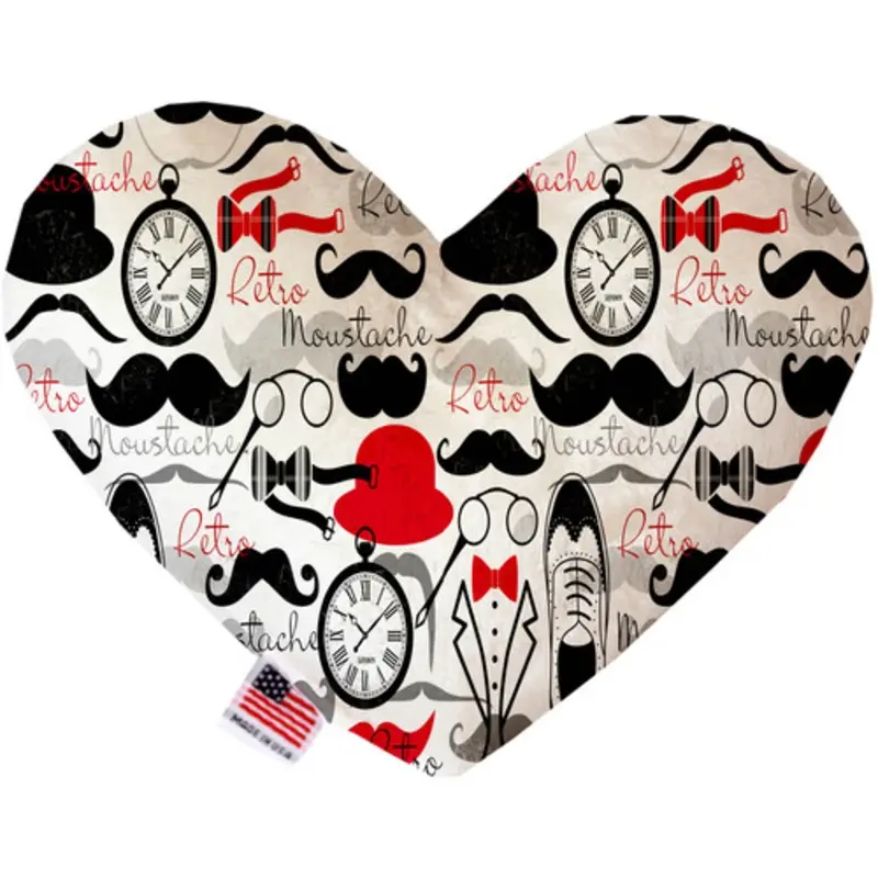 Dapper Dude Bone or Heart Dog Toy, More Sizes